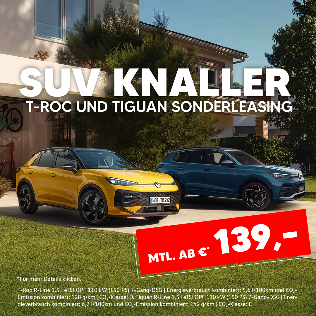 T-Roc & Tiguan Sonderaktion